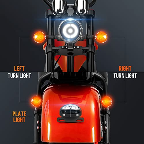 eAhora DOT Approved M1 2 Seat Electric Motorcycle for Adults