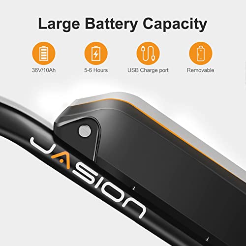 Jasion EB5 Electric Bike for Adults with 360Wh Removable Battery