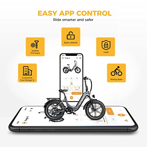 Heybike Ranger S Electric Bike for Adults, Foldable 750W Ebike