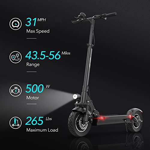 JOYOR Y7-S Electric Scooter for Adults, Max 31 MPH and 43.5-56 Miles Long-Range