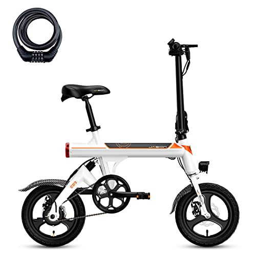 Jasion EB3 Electric Bike for Adults 21mph Folding Adults Electric Bicycles