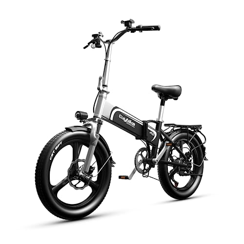 Electric Bike for Adults, 20" x2.4" Fat Tire Foldable Ebike 48V 500W Motor