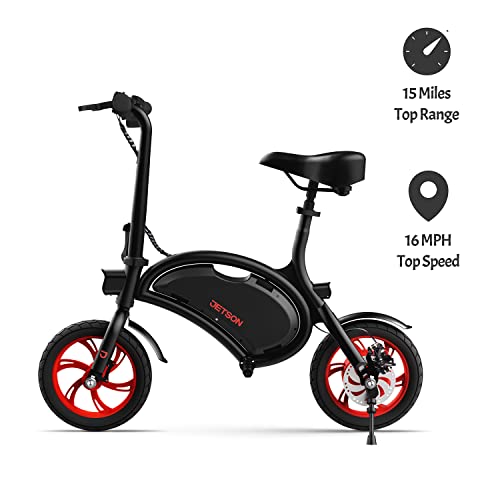 Jetson Bolt Adult Folding Electric Ride-On, Foot Pegs, Easy-Folding