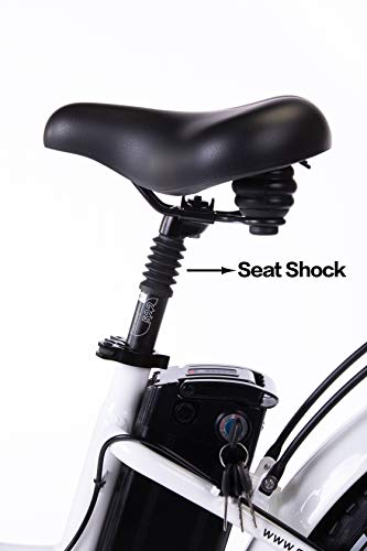 Soumye 48V500W13Ah 26" Step-Thru Beach Cruiser Electric E-Bike