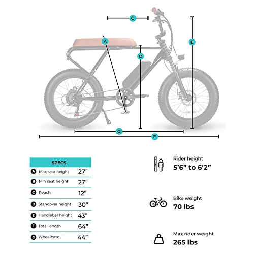 Fat Tire Electric Bike, 500W Brushless Motor, 48V/13Ah Removable Lithium-Ion Battery