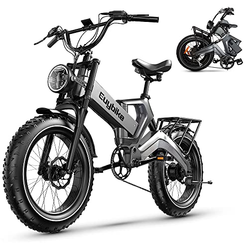 bluebiko K6F Electric Bike for Adults, 20 "x4.0 Fat Tire Electric Bicycle with 1000W Motor