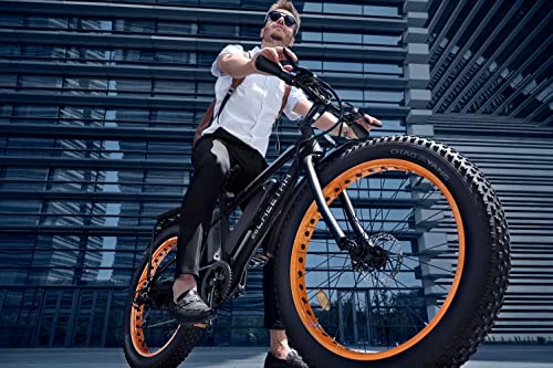 ECOTRIC Cheetah Electric Bike 26" X 4" Fat Tire Bicycle 500W 36V 12.5AH Battery