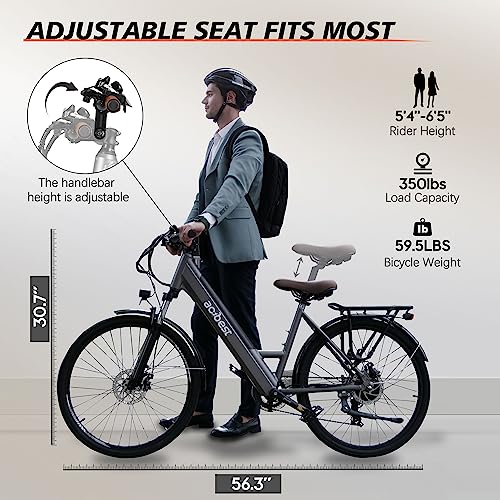 ACTBEST Core Electric Bike, 500W Brushless Motor Cityrun Ebike
