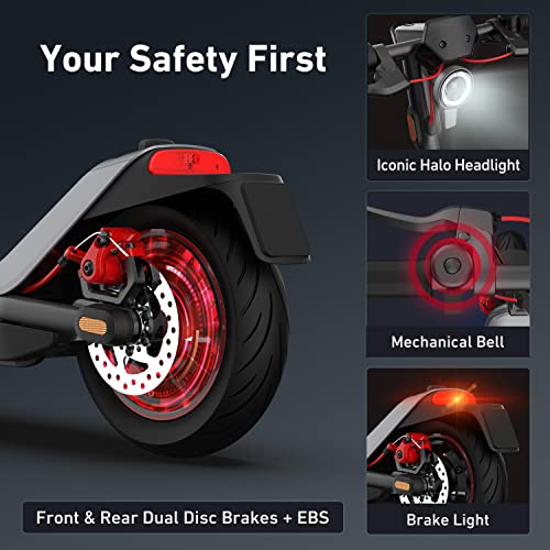 NIU KQi3 Max Electric Scooter, 450W Power, 40 Miles Long Range