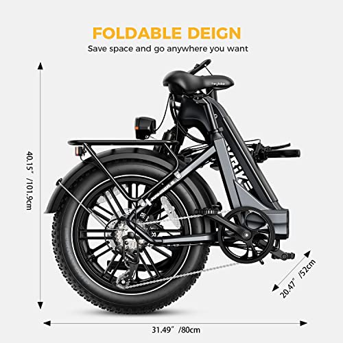 Heybike Ranger S Electric Bike for Adults, Foldable 750W Ebike