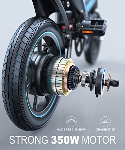 Sailnovo Electric Bicycle with 18.5mph for Adults Teens E Bike with Pedals