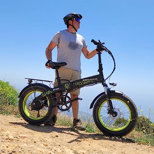 SENADA Folding Electric Bike for Adults, 28MPH 62Miles Range