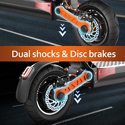 JOYOR S5 Electric Scooters, 31 MPH & 34 Miles,800W Scooter for Adults 330 Lbs