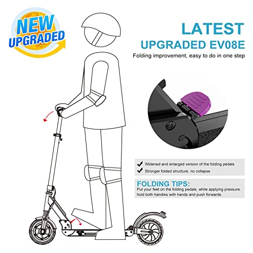 EVERCROSS EV08E Electric Scooter, 350W Motor & 8" Solid Tires