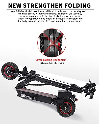 WIDEWHEEL W6 Off-Road Electric Scooter Adults, 2000W Double Motors