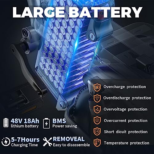 1CYCLE Electric Bikes 2000w Ebikes for Adults, Dual Motor Fat Tire Electric Mountain Bike