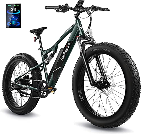ReAspire Electric Bike for Adult 750W BAFANG Motor Ebike 24 MPH 40 Miles Range