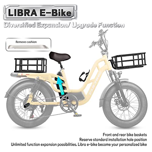 Fucare Libra 750W Electric Bike for Adults 32MPH 48V 20Ah LG Lithium Battery EBike with Full Suspension