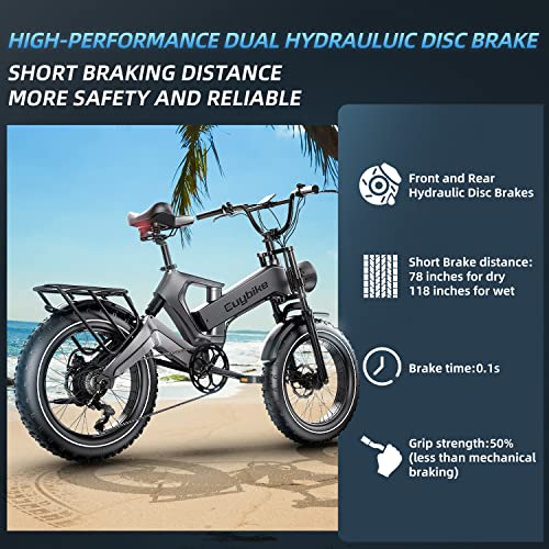 EUY Electric Bike for Adults,Unibody Magnesium Alloy 1000W Motor