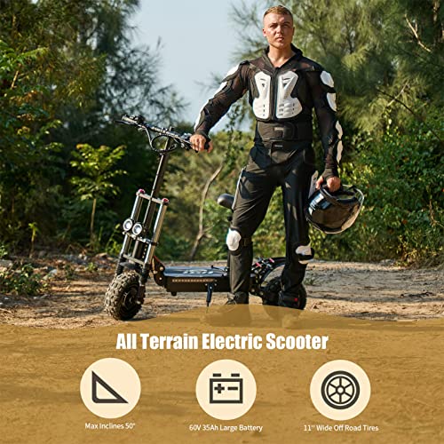 5600W 35Ah Dual Motor Electric Scooter Adults with Seat