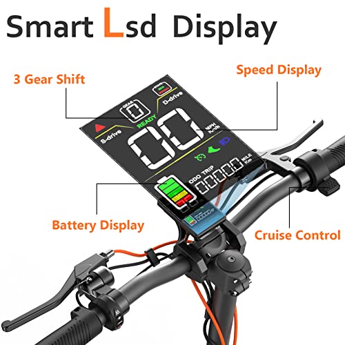 JOYOR S10-S Electric Scooter, Dual 1000W Motor Scooter for Adults Up to 37 Mph & 53