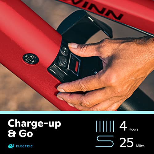 Schwinn Healy Ridge Adult Electric Mountain Bike, 18-Speed Drivetrain