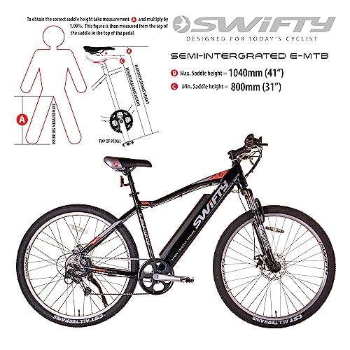 SWIFTY AT656 Electric Bike from 36 Volt 250w Electric Bike for Adults