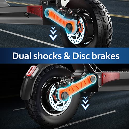 JOYOR S10-S Electric Scooter, Dual 1000W Motor Scooter for Adults Up to 37 Mph & 53