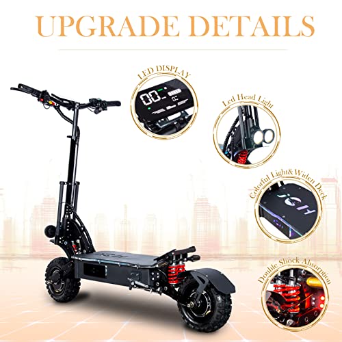 JGH 6000W 40Ah Dual Motor Electric Scooter Adults with Seat