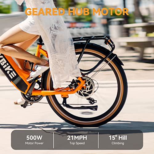 Heybike Cityrun Electric Bike, 500W City Cruiser Ebike