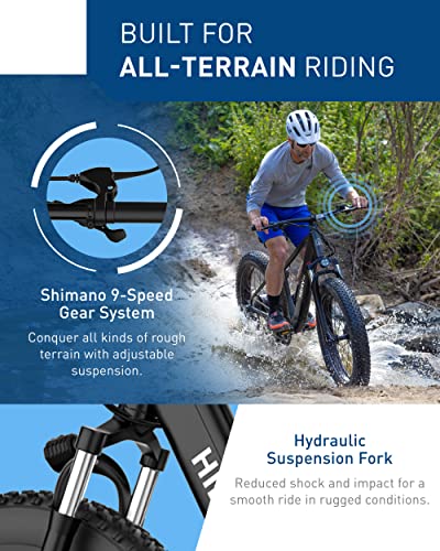 Hiboy P6 Electric Bike 28MPH 62.1Miles Range 750W Motor 48V 13Ah Removable Battery