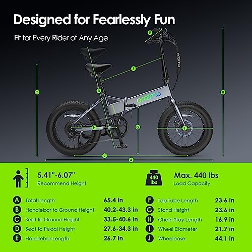 Oraimo 750W-1000W Electric Bike for Adults, 557Wh UL-Listed Hidden Battery Up to 45 Miles