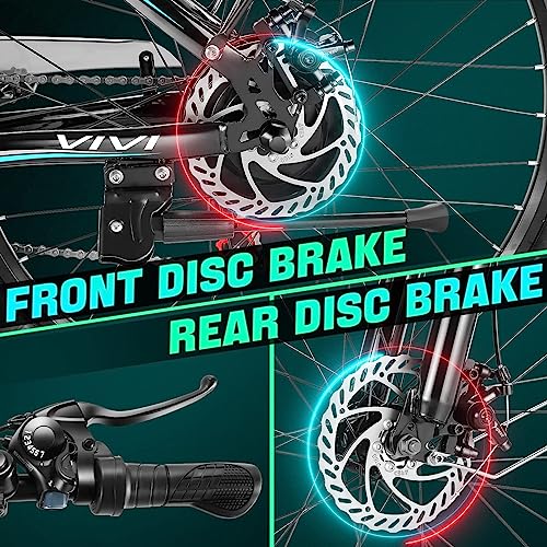 Vivi Electric Bike 500W, 26" Ebike for Adults