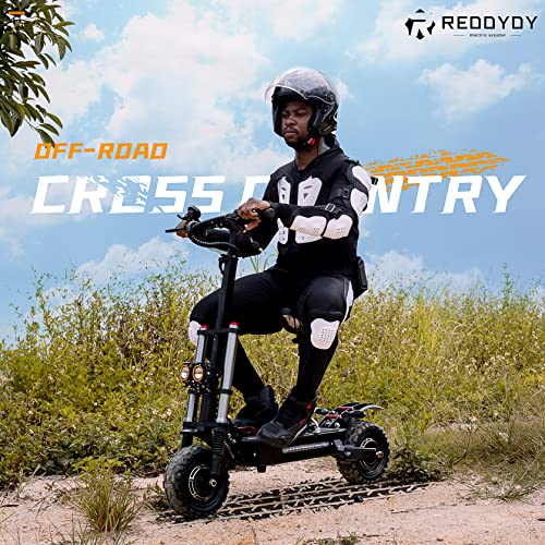 REDDYDY Electric Scooter, Max Speed 55MPH,Total Power 6000W