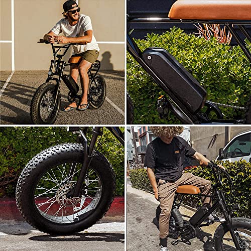 Fat Tire Electric Bike, 500W Brushless Motor, 48V/13Ah Removable Lithium-Ion Battery