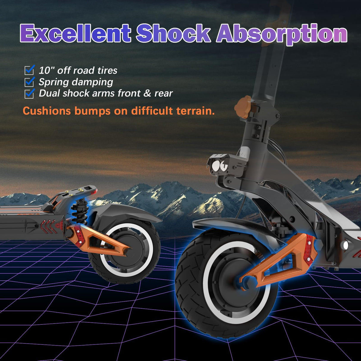KuKirin G3Pro Electric Scooter Adults, 2400W Dual Motor