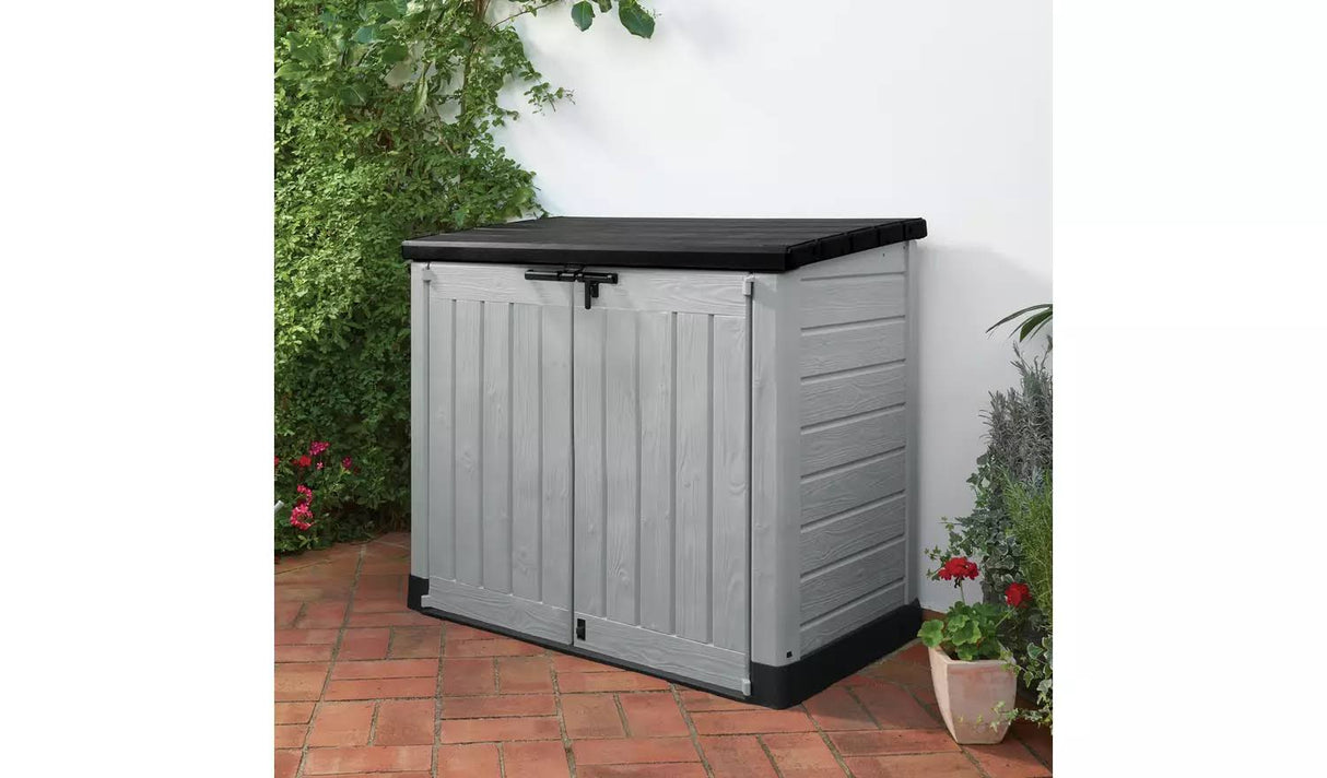 Keter Store It Out Max 1200L Outdoor Garden Storage Box & Wheelie Bin