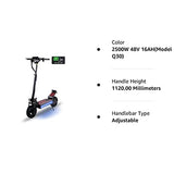 Recherclie Snow Electric Kick Scooter for Adults - 2500W Motor, Up to 30 MPH & 37 Miles