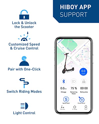 Hiboy KS4 Electric Scooter, Upgraded 350W Motor(Max 500W)