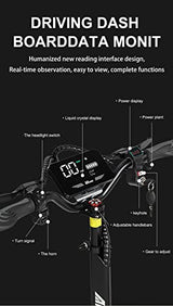 Fieabor Electric Kick Scooter for Adults - Rear Drive 2500W Motor