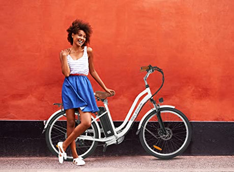 GELEISEN Electric Bikes for Adults, 500W Electric City Cruiser 28Mph