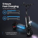 LAOTIE Ti30 Electric Scooter Adults, 5600W Dual Motors