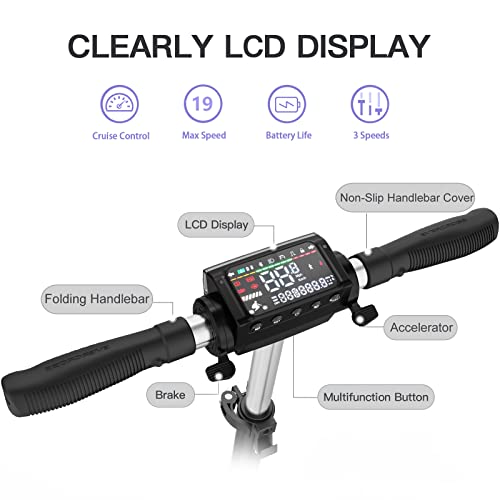 EVERCROSS EV08E Electric Scooter, 350W Motor & 8" Solid Tires