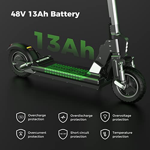 isinwheel X1 Electric Scooter, Max Power 800W, Up to 25 Miles Range