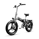 Electric Bike for Adults, 20" x2.4" Fat Tire Foldable Ebike 48V 500W Motor