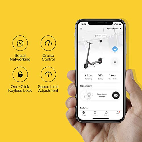 Segway Ninebot E22 E45 Electric Kick Scooter, Lightweight and Foldable