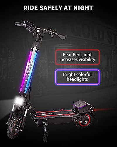 WIDEWHEEL W6 Off-Road Electric Scooter Adults, 2000W Double Motors