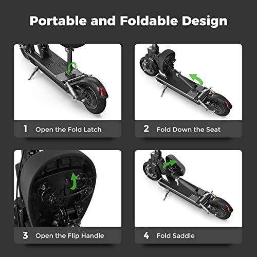 isinwheel X1 Electric Scooter, Max Power 800W, Up to 25 Miles Range