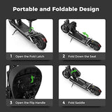 isinwheel X1 Electric Scooter, Max Power 800W, Up to 25 Miles Range