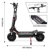 Electric Scooter Adults, Tifgalop Knight Super Scooter - Dual Drive 5600W Motor